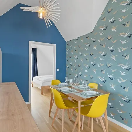 Design-apartment - Kueche - Balkon - Tiefgarage